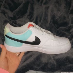Nike low court vision multicolored shoes